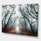 Designart - Mystic Road in Forest - Landscape Photography Canvas Print